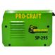 Інверторний зварювальний апарат Procraft SP295 NEW + КШМ Procraft PW1100ES 4897097 фото 4