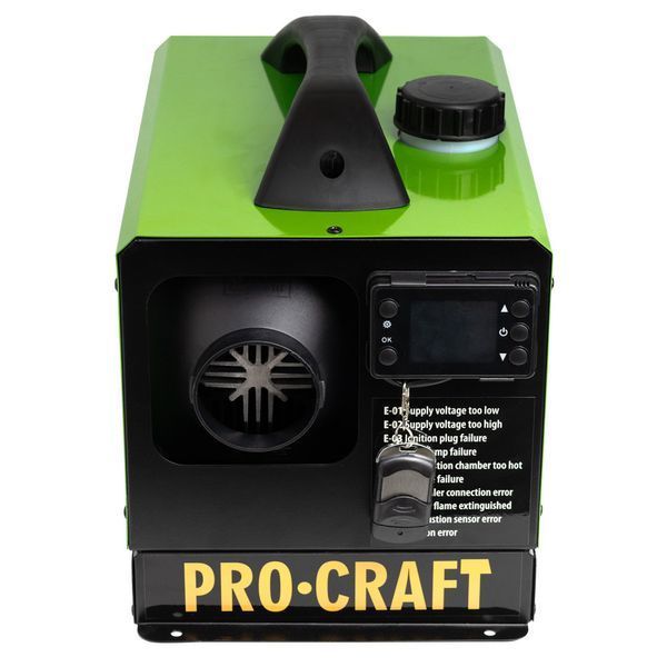 Портативний дизельний обігрівач PROCRAFT PDH5000 - 5.0 кВт, 12/24/220 В, пульт керування 1872325 фото