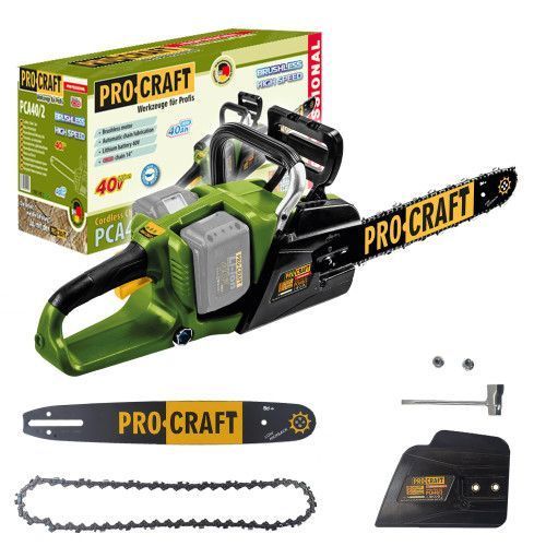 Аккумуляторная цепная пилка Procraft PCA40/2 BRUSHLESS (Без АКБ и ЗУ) 1696123 фото