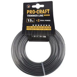 Леска с жилой квадрат Procraft 3мм 15м 1901111 фото