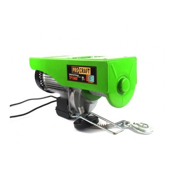Тельфер электрический с кареткой Procraft TP1000 + TK1000 (500/1000 кг; 10/20м) 4327744 фото