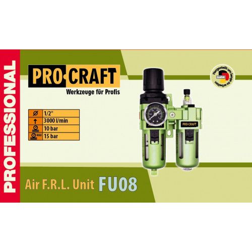 Блок подготовки воздуха 1/2" Procraft FU08 8697320 фото