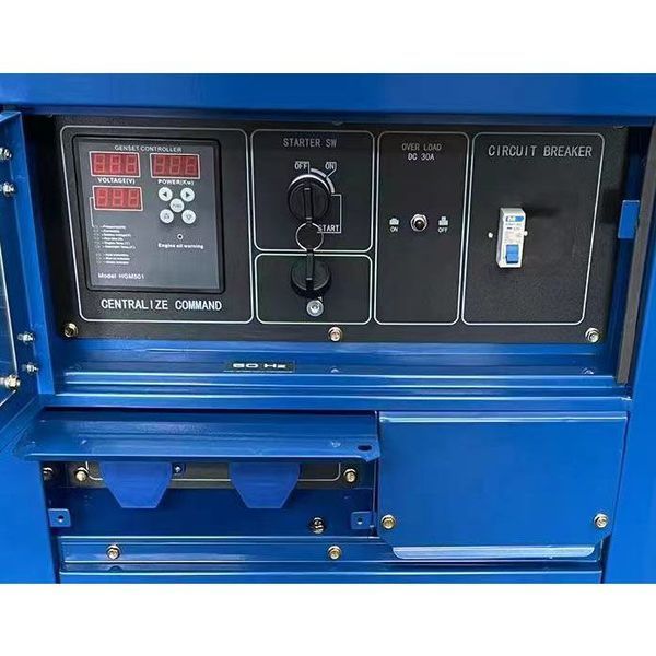 Генератор дизельный PROFI-TEC PE-12000SSDE (13,5 кВа / 11.0 кВт, 220 В, двухцилиндровый) электростартер, медная обмотка 0082566 фото