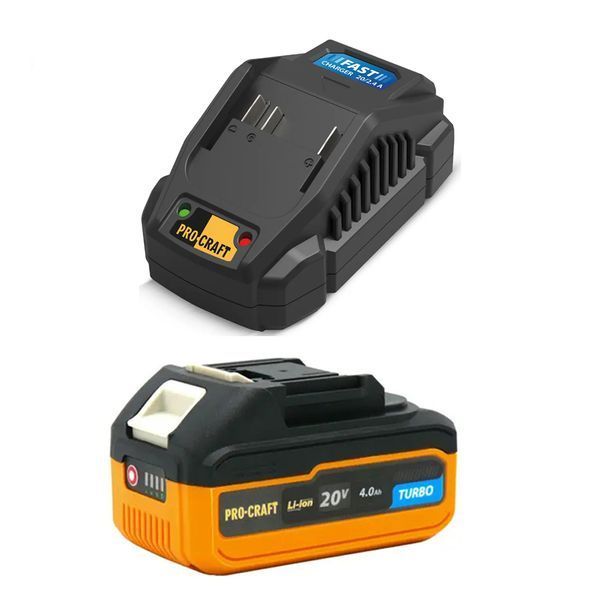 Акумулятор Procraft Battery20/4 Turbo + Зарядний пристрій Procraft Charger20/2.4A 1068402 фото