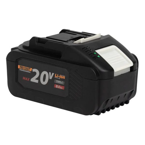 Акумуляторна батарея Procraft Battery20/8C 8 Ач Type-C - 2 шт + Зарядний пристрій Procraft Charger20/2 3507864 фото
