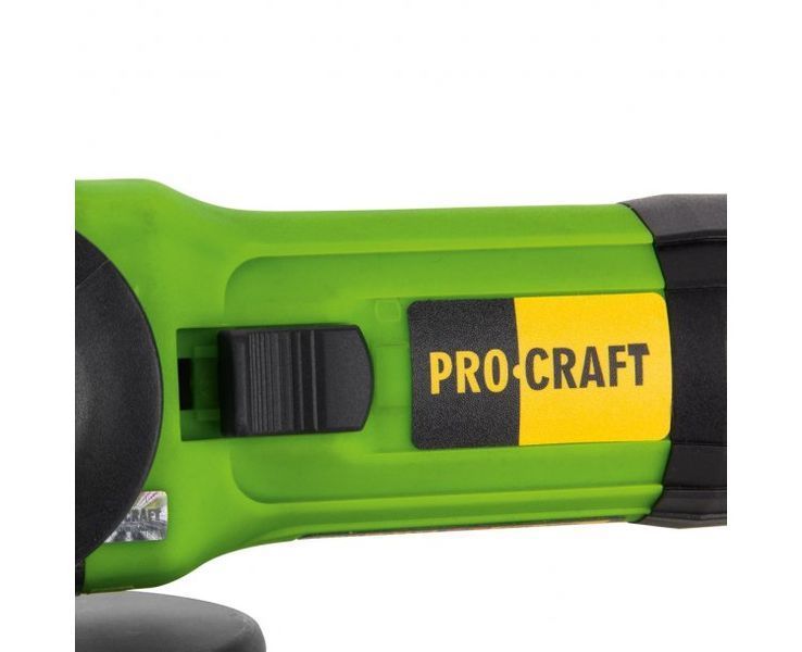 Углошлифовальная машина PROCRAFT PW-1100Е 125 мм (плавный пуск, регулировка и стабилизация оборотов) 625428 фото
