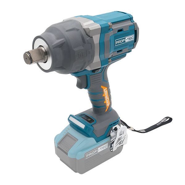 Акумуляторний гайковерт PROFI-TEC PPTW20020 (20 В, безщітковий двигун, 2000 Нм, хвостовик 3/4&Prime;) без АКБ та ЗП, КЕЙС 1388069 фото