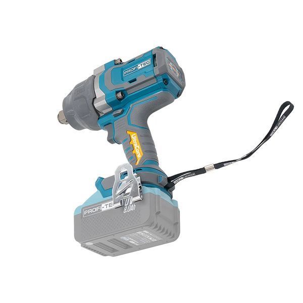 Акумуляторний гайковерт PROFI-TEC PPTW20020 (20 В, безщітковий двигун, 2000 Нм, хвостовик 3/4&Prime;) без АКБ та ЗП, КЕЙС 1388069 фото