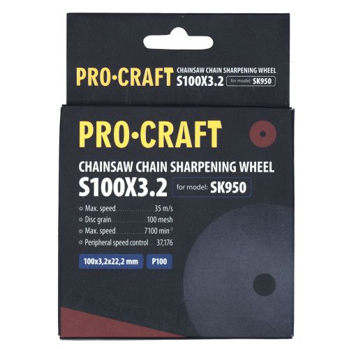 Заточувальний керамічний диск Procraft S100X3.2 до SK950 3019059 фото