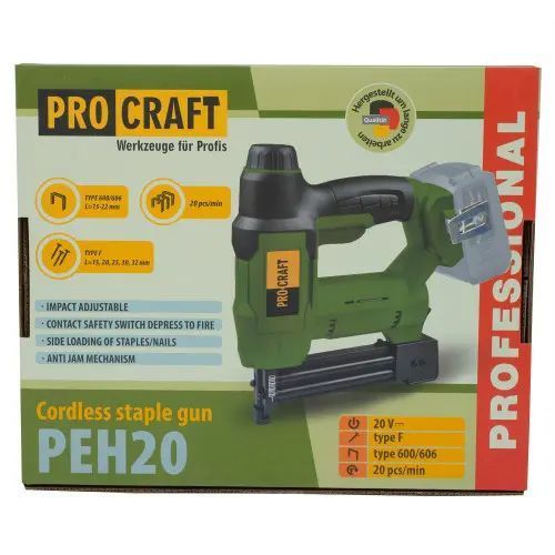 Акумуляторний степлер Procraft РЕН20 (без АКБ та ЗП) 2602617 фото