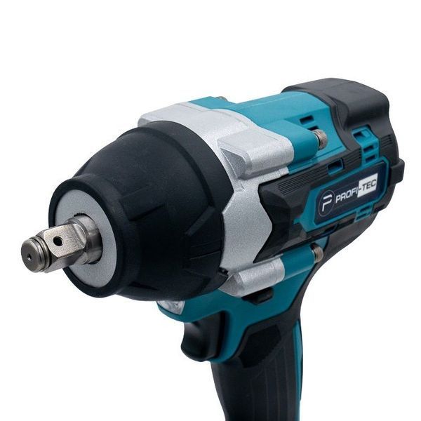 Аккумуляторный ударный гайковерт PROFI-TEC DTW800BL (20 В, бесщеточный двигатель, 700 Нм, хвостовик 1/2&rdquo;) 1&times;PT2040MP (4.0 Ач), ЗУ BC20V, КЕЙС 4588692 фото
