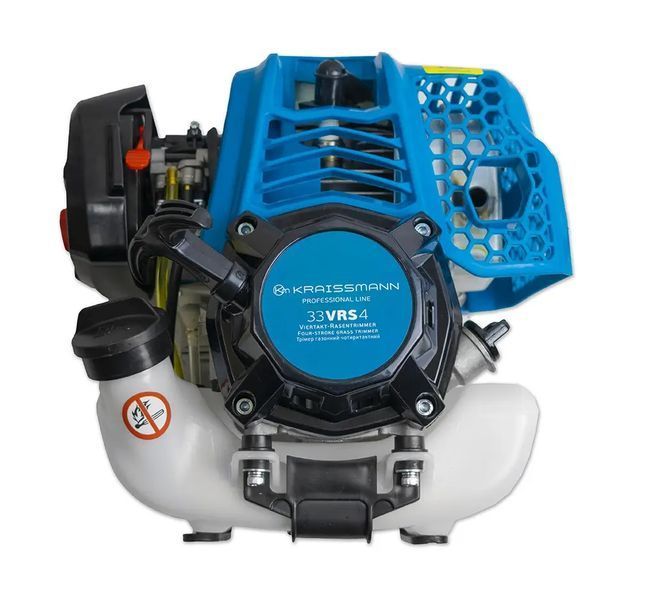 Бензокоса KRAISSMANN 33 VRS 4 PRO &mdash; 4х тактная (шпуля-полуавтомат, 3Т, штанга 28 мм) 1752952 фото