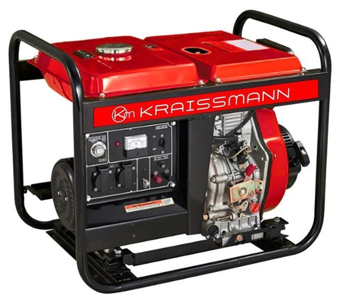 Дизельний генератор 8 кВт KRAISSMANN 10000 DG 1 RED ENERGY LINE (електростартер) 1396850 фото