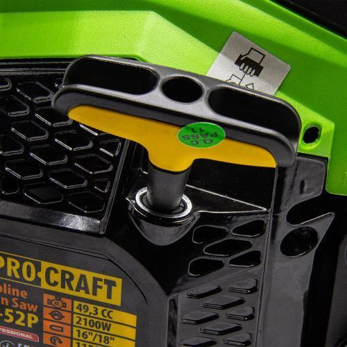Бензопила Procraft GS-52P &mdash; 2.1 кВт, Easy Start, 2 шины и 2 цепи 40/45 см 1451007 фото