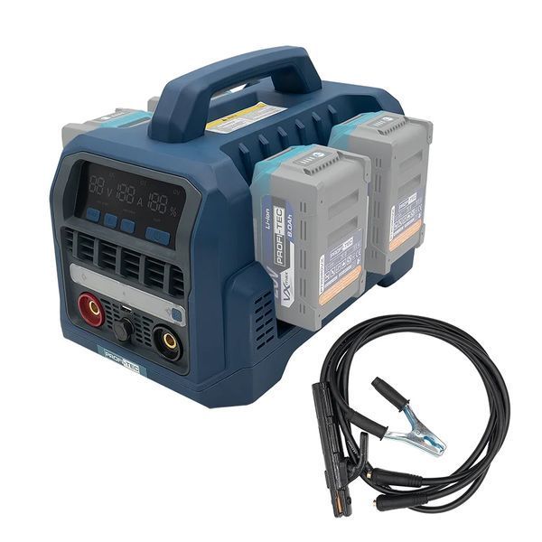 Акумуляторний зварювальний апарат PCWM12080VX Max (4&times;PT2080VXmax (8.0 Aг), зарядний пристрій 2х QBCD20/4 quick 4425501 фото