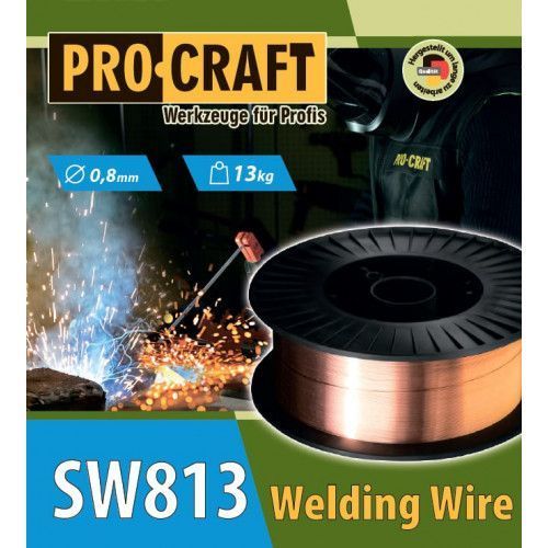 Зварювальний дріт Procraft SW813 0.8 мм 13 кг 1823551 фото