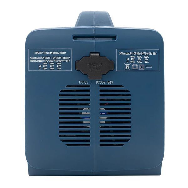 Акумуляторний зварювальний апарат PROFI-TEC PCWM12040PP, 80V (2&times;PT4040PP (4.0 Aг), двопортовий зарядний пристрій QBCD40/4PP dual quick 2579725 фото