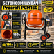 Бетономешалка Procraft PCM160 &mdash; 160 л, 650 Вт, чугунный венец, ременной привод 0605809 фото 1