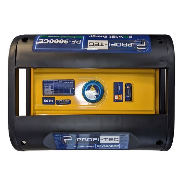 Генератор бензиновий PROFI-TEC PE-9000GE 220 В, 8.5 кВт, електростартер, мідна обмотка 5559351 фото
