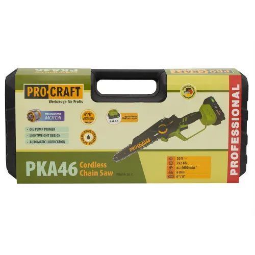 Аккумуляторная пила Procraft PKA46 (2ш. 2л.) с 2 АКБ 20/2 и ЗУ, Кейс 1174600 фото