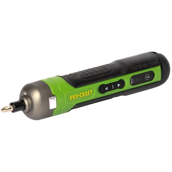 Аккумуляторная отвертка Procraft KS510 &mdash; 3,6 В, USB Type-C, кейс и набор бит 3205684 фото