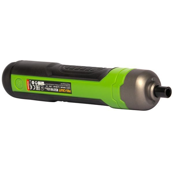 Аккумуляторная отвертка Procraft KS510 &mdash; 3,6 В, USB Type-C, кейс и набор бит 3205684 фото