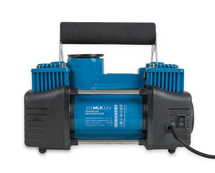 Компресор для авто KRAISSMANN 101MLK12V (двопоршневий, сумка) 8681545 фото