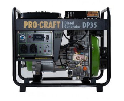 Генератор дизельний Procraft DP35 (3/3.3 кВт, 220В) 1001466 фото