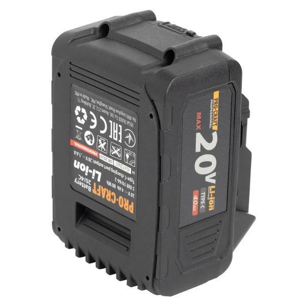 Аккумуляторная батарея Procraft 20/4C МАХ (Type-C) + Зарядное устройство Procraft Charger20/4A 9738541 фото