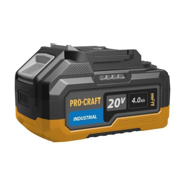 Акумуляторний інвертор напруги Procraft PSI20 + 4 АКБ 20/4 INDUSTRIAL, 330 Вт, 20 В - 220 В, вбудоване зарядне 4 А 3674963 фото