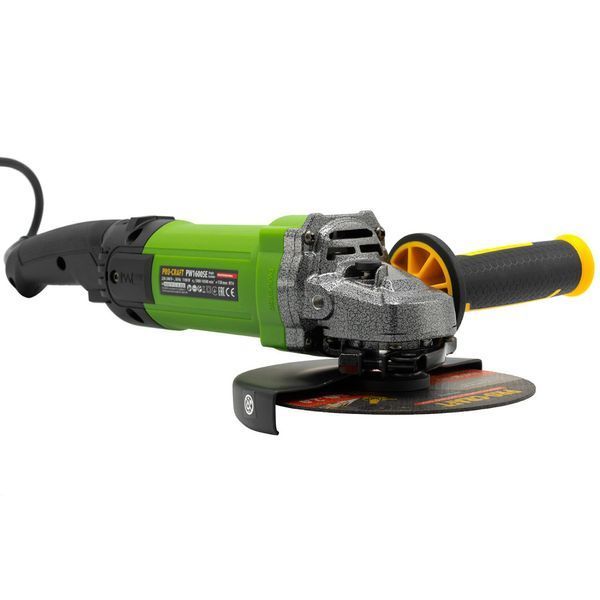 Кутошліфувальна машина Procraft PW1600ES &mdash; 1100 Вт, диск 150 мм, регулювання обертів і швидка заміна диска 1060568 фото