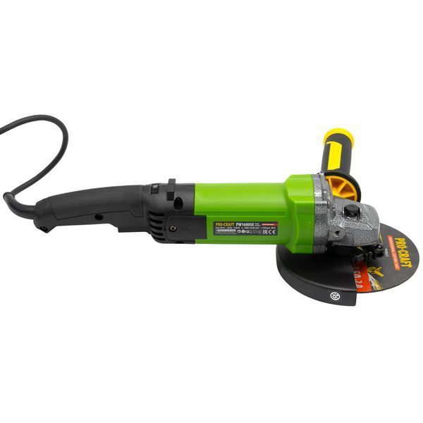 Кутошліфувальна машина Procraft PW1600ES &mdash; 1100 Вт, диск 150 мм, регулювання обертів і швидка заміна диска 1060568 фото