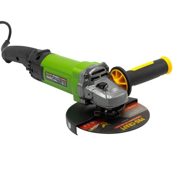 Кутошліфувальна машина Procraft PW1600ES &mdash; 1100 Вт, диск 150 мм, регулювання обертів і швидка заміна диска 1060568 фото