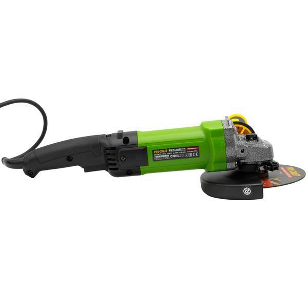 Кутошліфувальна машина Procraft PW1600ES &mdash; 1100 Вт, диск 150 мм, регулювання обертів і швидка заміна диска 1060568 фото