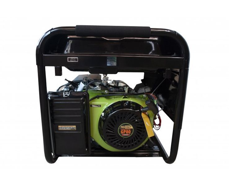 Бензиновый генератор Procraft GP80 (7.0/7.5 кВт, 220 В, AVR, электростартер, медная обмотка) 1811650 фото