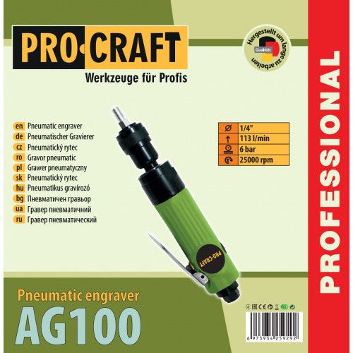 Гравер пневматичний Procraft AG100 1000555 фото