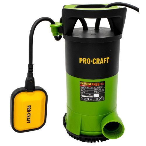 Погружной насос Procraft PN28 (3 в 1) UNIVERSAL &ndash; для чистой и грязной воды, 14000 л/ч, кабель 10 м 5124171 фото