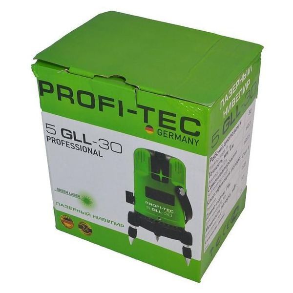 Лазерный нивелир PROFI-TEC 5GLL-30 Professional 0522102 фото