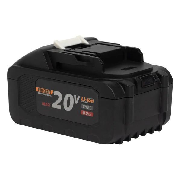Аккумуляторная батарея Procraft Battery20/8C 8 Ач Type-C - 2 шт + Зарядное устройство Procraft Charger20/4A - 2 шт 2641000 фото