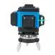 3D линейный лазерный уровень KRAISSMANN 12 3D-LLA 30 RB PRO (бирюзовый луч, дист. управление, кейс) 1805602 фото 2