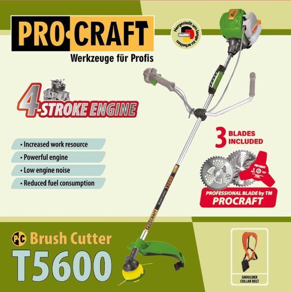 Коса бензиновая Procraft T5600 &mdash; 4-х тактная 1783094 фото